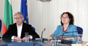 Martin Ivanov (Secretary for Culture and National Identity, Bulgaria) & Rumyana Kolarova (Secretary for Civil Society Relations, Bulgaria)